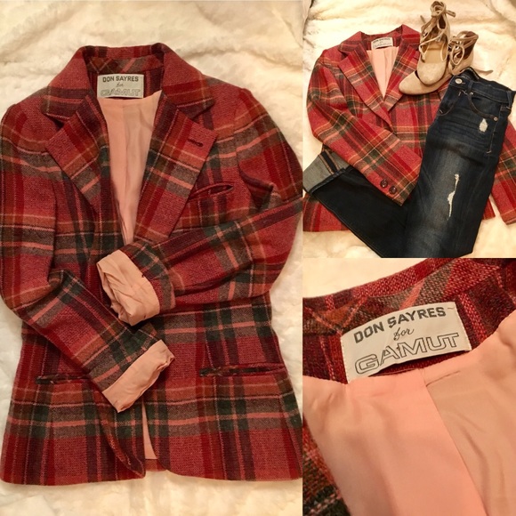 Don Sayres Jackets & Blazers - Don Sayres for Gamut vintage wool blazer size s/m